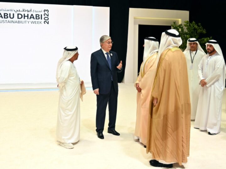 Мемлекет басшысы «Абу Даби тұрақты даму апталығы» саммитінің ашылу рәсіміне қатысты