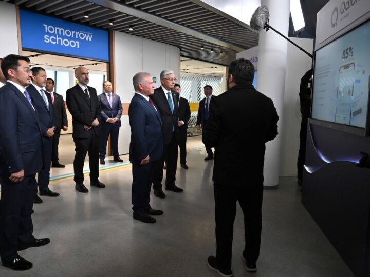 Қазақстан Президенті мен Иордания Королі Astana Hub кластеріне барды