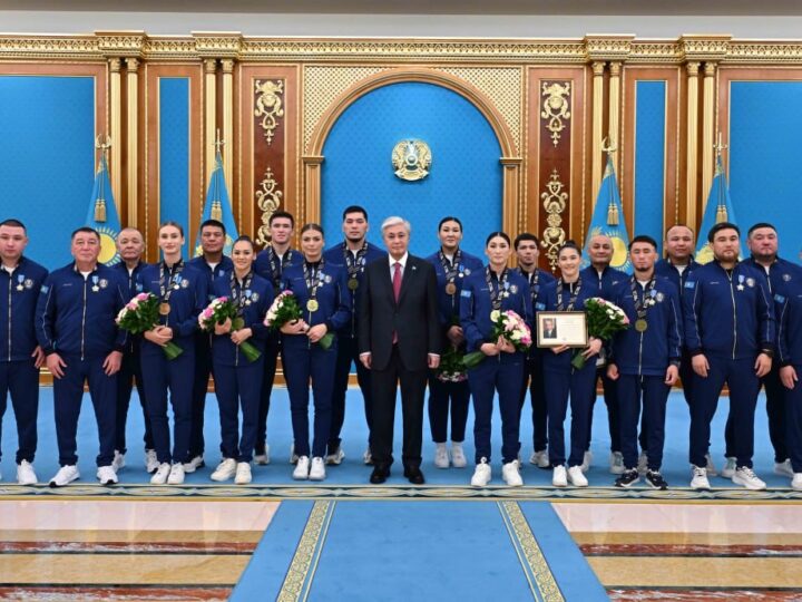 Спорт шеберлеріне көрсетілген құрмет