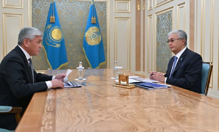 Мемлекет басшысы Қарағанды облысының әкімі Ермағанбет Бөлекпаевты қабылдады