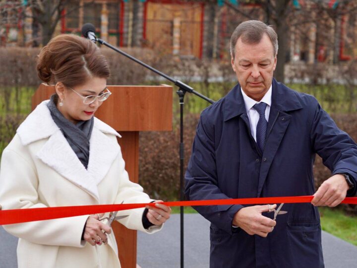 Мәскеуде «Қазақстан мен Ресей достығы» сквері ашылды