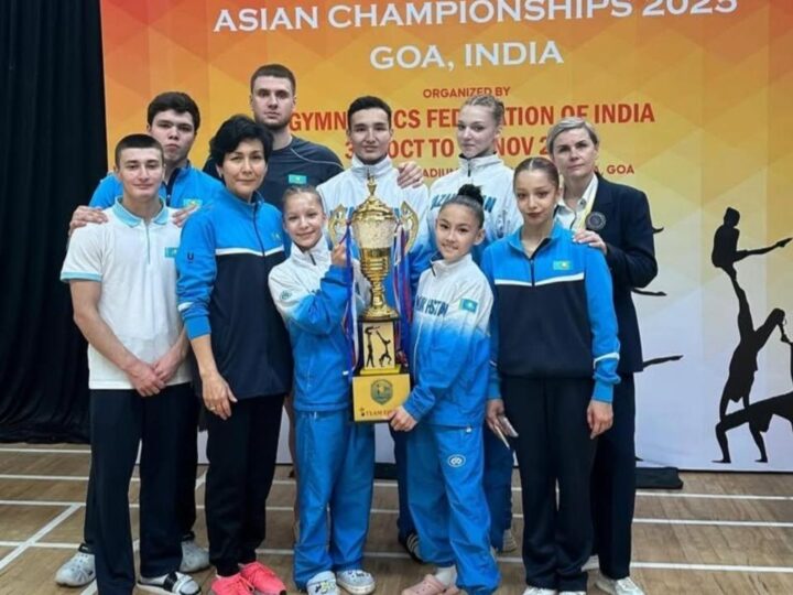 Қарағандылық акробаттар Азия чемпионатында 10 медаль иеленді