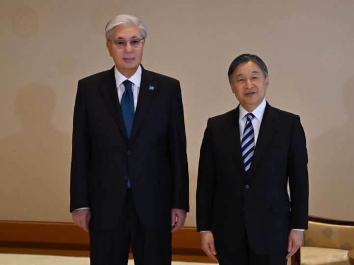 Мемлекет басшысы Жапония Императоры Нарухитомен кездесті