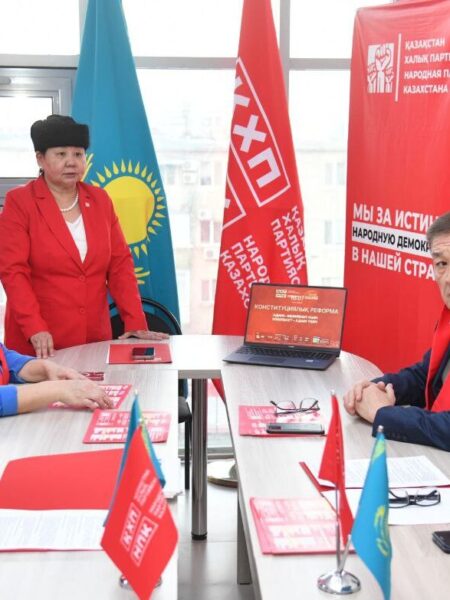Қазақстан Халық партиясы өңірлерде жаңа Конституция жобасын түсіндіру жұмыстары өткізді