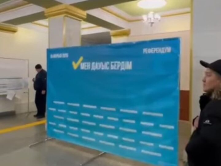 Дауыс беру учаскелерінде тұрғындар үшін арнайы фотозоналар ұйымдастырылған