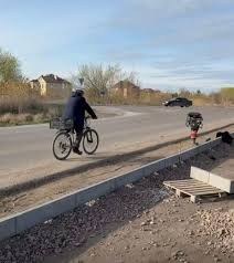 Саяжай жолына веложол салынып жатыр