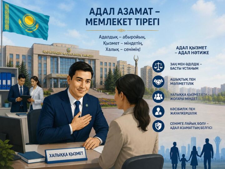 АДАЛДЫҚ АЗАМАТ — МЕМЛЕКЕТ ТІРЕГІ