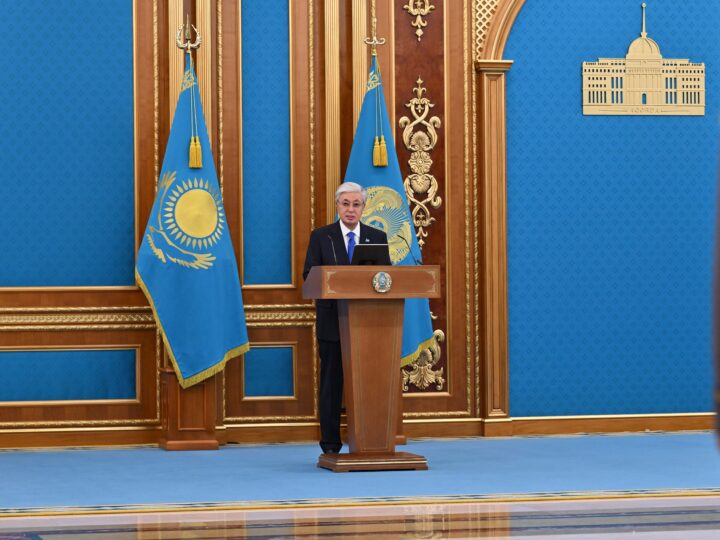Президент мемлекеттік марапат және әскери шен тапсыру рәсімінде сөз сөйледі
