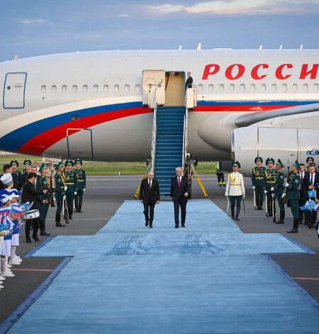 Ресей Президенті Владимир Путин Қазақстанға мемлекеттік сапармен келді