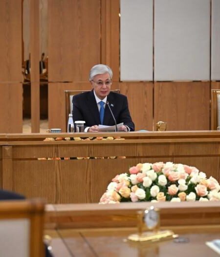 Қасым-Жомарт Тоқаев пен Никос Христодулидистің келіссөзі екі ел делегацияларының қатысуымен кеңейтілген құрамда жалғасты