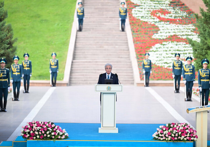 Президент Қасым-Жомарт Тоқаевтың Мемлекеттік Ту көтеру рәсімінде сөйлеген сөзі