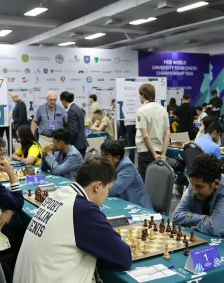 Алматыда FIDE World University Team Chess Championship турнирінің финалы өтіп жатыр
