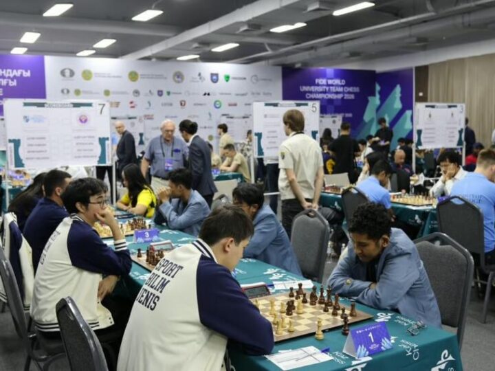 Алматыда FIDE World University Team Chess Championship турнирінің финалы өтіп жатыр