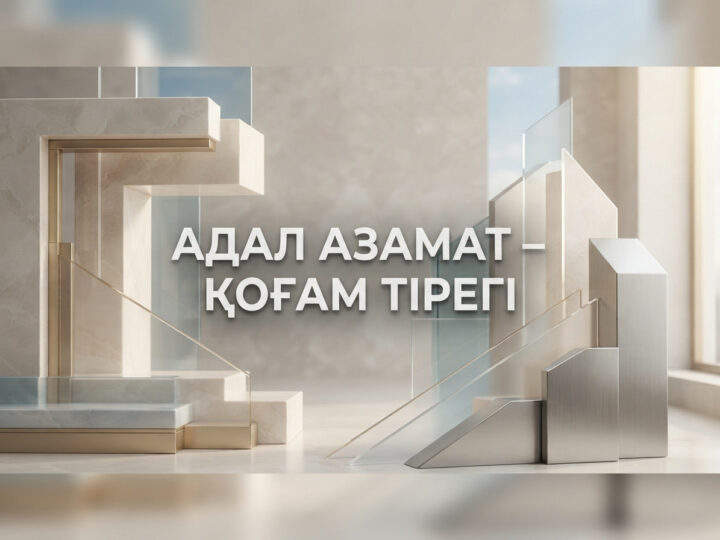 АДАЛ АЗАМАТ – ҚОҒАМ ТІРЕГІ